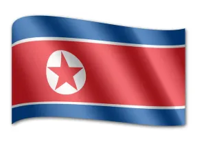 North Korea Prints: Flag of North Korea