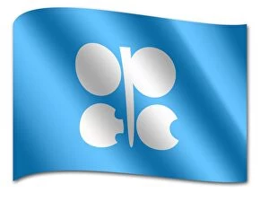 Organisation Gallery: Flag of the OPEC Organization of Petroleum Exporting Countries