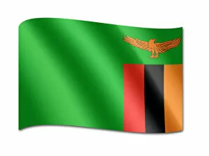 African Collection: Flag of Zambia