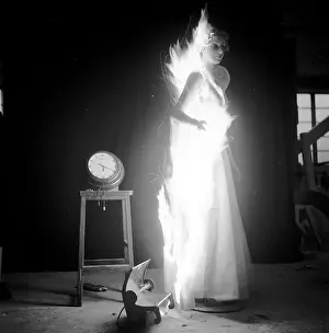Mannequin Prints: Flaming Clothes