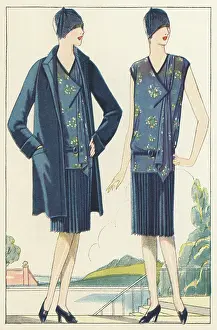 Cloche Prints: Flappers In Frocks And Coats