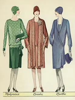 Cloche Prints: Flappers Modelling Outfits