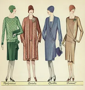 Cloche Prints: Flappers Modelling Outfits