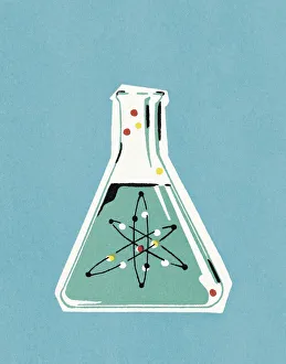 Science And Technology Gallery: Flask Holding a Chemical