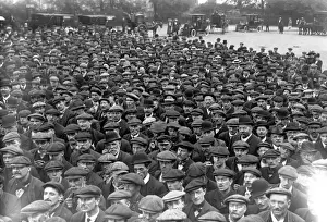Strike Industrial Action Prints: Flat Cap Crowd