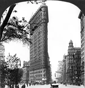 Dramatic Looking Flatiron Building Prints: The Flatiron Building