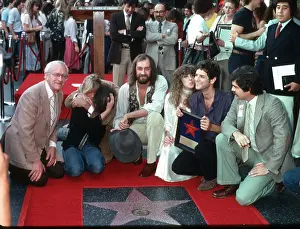 Prints of HOLLYWOOD, CA - OCTOBER 10: Christine McVie, John McVie, Mick Fleetwood, Stevie Nicks and Lindsay Buckingham of Fleetwood Mac receive their star on the Hollywood Walk of Fame on October 10 Go Your Own Way: A Visual Celebration of Rock’s Most Enchanting and Enduring Band: Fleetwood Mac