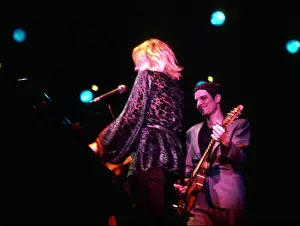 Prints of OCTOBER 1977: Singer Christine McVie and guitarist Lindsey Buckingham of the rock group Fleetwood Mac perform onstage in October 1977. (Photo by Michael Ochs Archives/Getty Images) Go Your Own Way: A Visual Celebration of Rock’s Most Enchanting and Enduring Band: Fleetwood Mac Performing