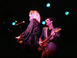 Prints of OCTOBER 1977: Singer Christine McVie and guitarist Lindsey Buckingham of the rock group Fleetwood Mac perform onstage in October 1977. (Photo by Michael Ochs Archives/Getty Images) Go Your Own Way: A Visual Celebration of Rock’s Most Enchanting and Enduring Band: Fleetwood Mac Performing