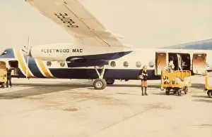 Fleetwood Mac With Their Plane