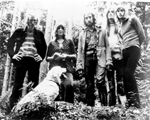 Fleetwood Mac Portrait With Dog