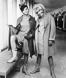 Modeling Prints: Flight Attendants Modeling New Uniforms