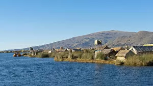 Images Dated 27th May 2012: Floating islands of the Uros on Lake Titicaca, Puno, Peru