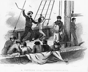 Huty 16882 Gallery: Flogging on Ship