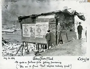 Flood Prints: Flood Souvenir Shack By Debris &River