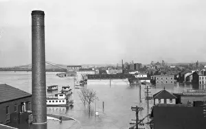 Flood Prints: Flooded Industrial Area