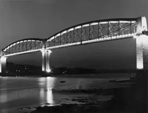 Floodlit Bridge