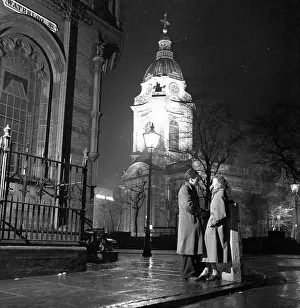 Floodlit Cathedral