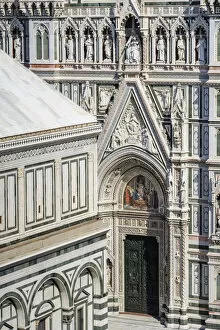 Images Dated 19th September 2017: Florence Cathedral and St. Johns Baptistry
