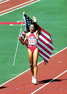 Flags Prints: Florence Griffith-Joyner in Seoul 1988