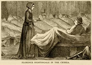 Images Dated 1st February 2016: Florence Nightingale in the Crimea