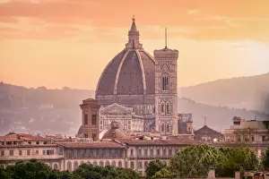 Francesco Riccardo Iacomino Travel Photography Prints: Florence, Tuscany, Italy. Santa Maria del Fiore Duomo Cathedral from a unique point of