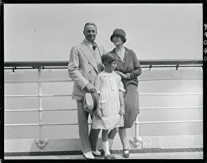 Florenz Ziegfeld With His Family