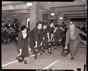 Teaching Prints: Floretta Mccutcheon Teaching Bowling