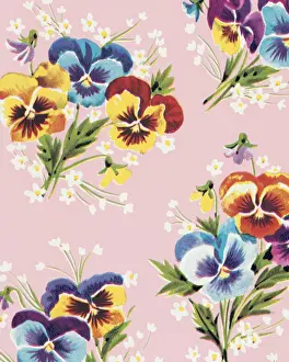 Pattern Artwork Illustration Prints: Flower Pattern