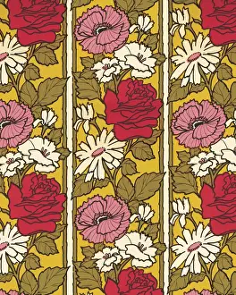 Pattern Artwork Illustration Prints: Flower Pattern