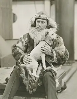 Floyd Bennett Holding Dog