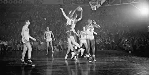 Floyd Lane Grabbing Rebound Basketball