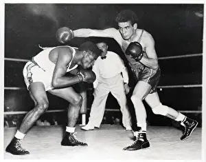Helsinki Prints: Floyd Patterson Ducking Omar Tebbuka