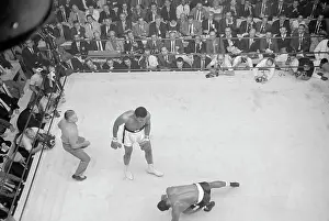 Floyd Patterson Falling to the Canvas