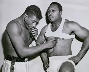 Floyd Patterson Listening to Archie Moore's Heart