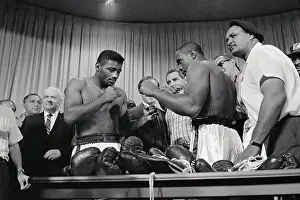 Floyd Patterson and Sonny Liston