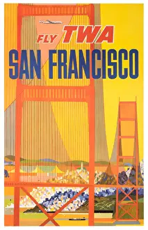 Fly TWA San Francisco Poster