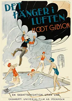 Pool Prints: The Flying Cowboy
