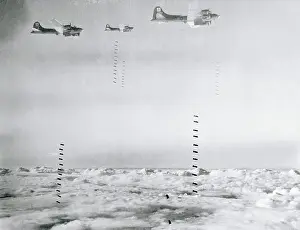 US Flying Fortresses Over Germany