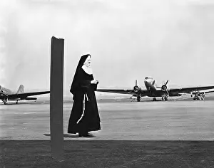 Flying Nun at the Airfield