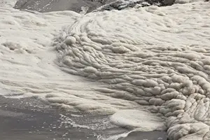 Clayoquot Sound Prints: Foam Forms On The Surface Of The Water At Chestermans Beach Near Tofino; British Columbia Canada