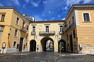 Structure Collection: Foggia, portal of the Palazzo di Frederico II, Puglia, Italy