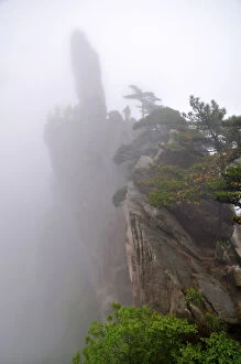 Foggy day at Huangshan Anhui Province China