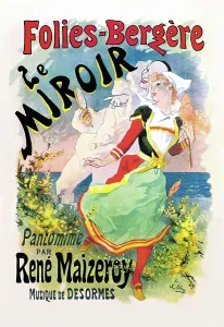 Dancer Prints: Folies-Bergere: Le Miroir Pantomime