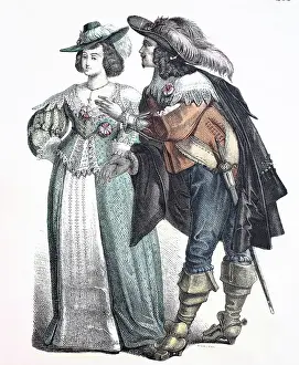 Folksy Prints: Folk traditional costume, clothing