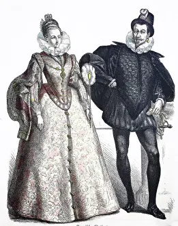 Folkloric Prints: Folk traditional costume, clothing