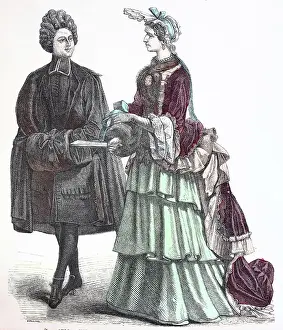 Folkloric Prints: Folk traditional costume, clothing