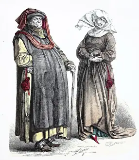 Folkloric Prints: Folk traditional costume, clothing