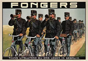Bicycle Prints: Fongers Cycles, 1915. From a private collection