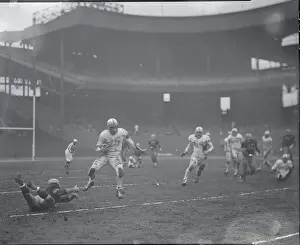 Hard Prints: Football Action with Bulldogs and Steelers